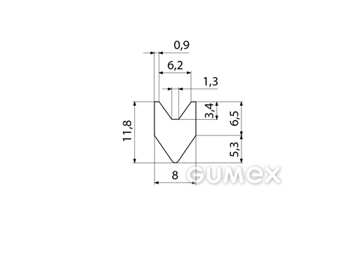 SILIKONPROFILE V-FORM